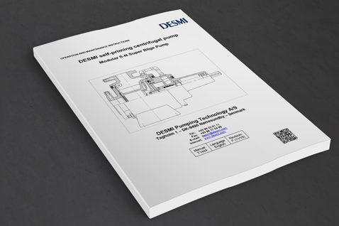 DESMI-manual til selvansugende centrifugalpumpe, Modular S-N Super Bilge Pump.