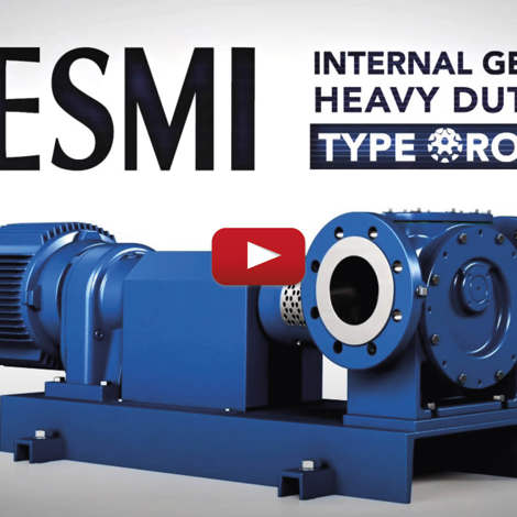 DESMI ROTAN robust intern tandhjulspumpe til væskehåndteringsapplikationer.